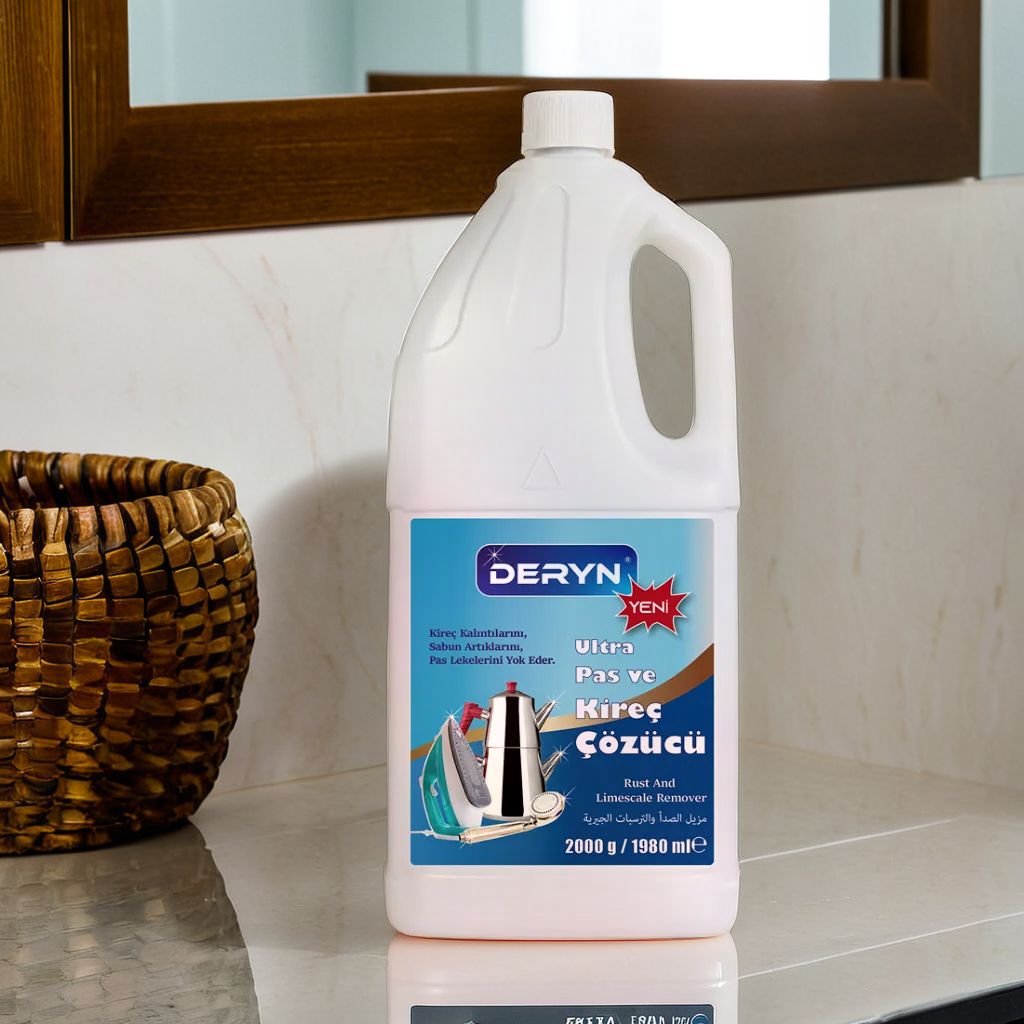 Pas ve kireç çözücü - Her yüzeyde güvenli kullanım